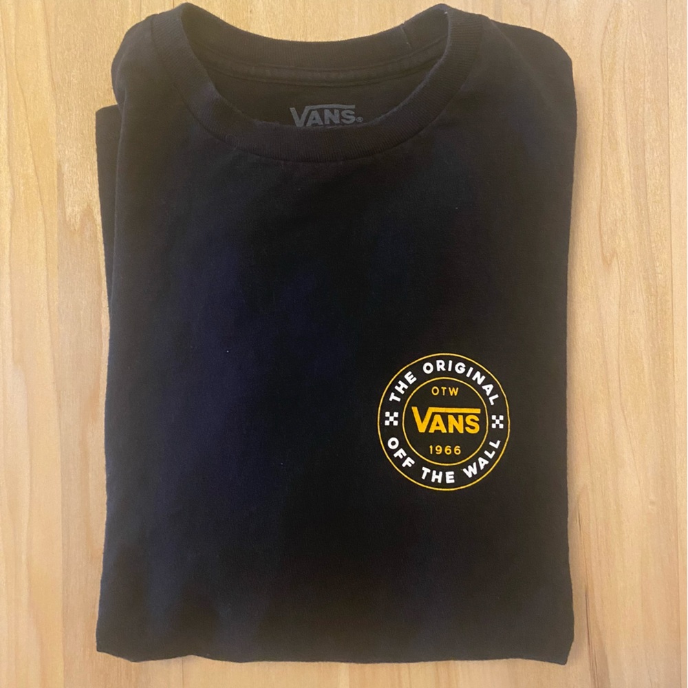 Vans Off The Wall Checkered Long Sleeve Tee Men’s Medium